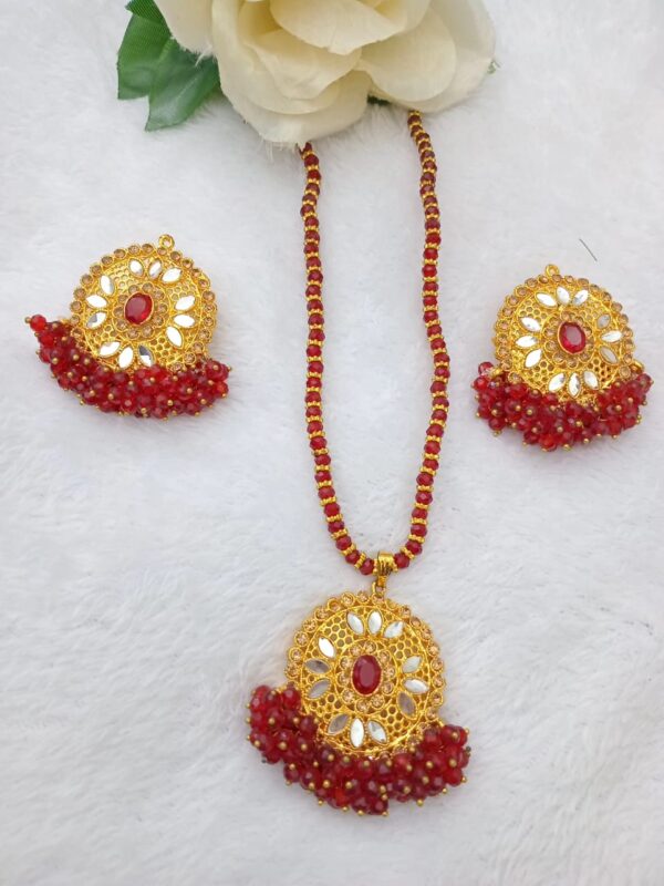 Heavy Neckless Set With Earing