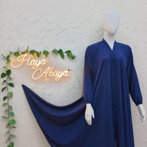 Plain Full Flair Abaya Front Open