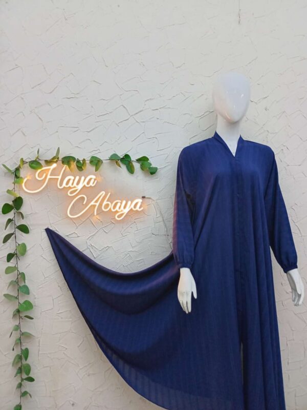 Plain Full Flair Abaya Front Open