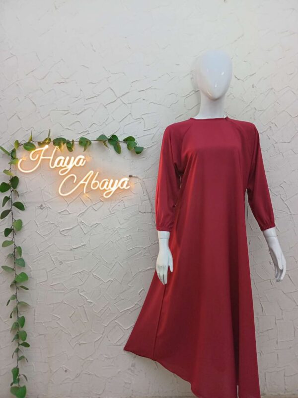 Plain Abaya Front Close